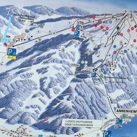 Appartement Vidmar-Wintertraum Arriach Esterno foto